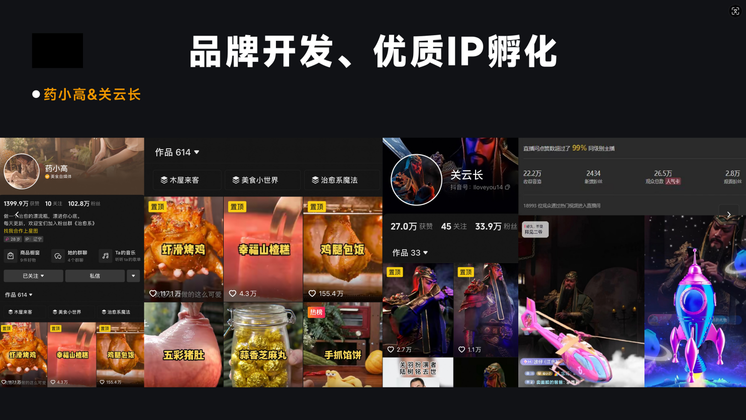品牌开发  优质IP孵化